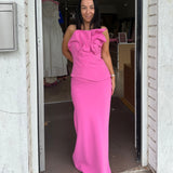ACLER (pink) Esher corset maxi
