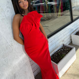 ACLER (red) Esher corset maxi