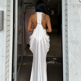 ATOIR (white) Mina drape maxi