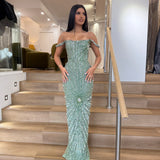 ALBINA DYLA (green) Aurora Verde Gown