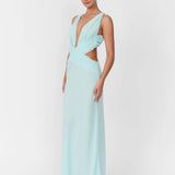 MIM AND BELL (aqua blue) Yvette backless maxi