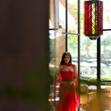 MATTERSSTORE (red) Monaco Real strapless gown