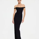 EFFIE KATS (black) Hayward off shoulder maxi