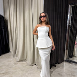 EFFIE KATS (white) Naya top/skirt set