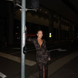 NOOKIE (black) Delphine long sleeve lace maxi