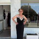 ALBINA DYLA (black/diamonte) Poison Ivy gown