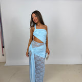 DECONDUARTE (blue) Paradiso lace maxi