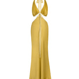 STOLEN STUDIO (mustard/yellow) Ms. Pleat cut out set