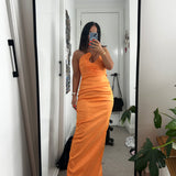 RACHEL GILBERT (orange) Cheri gown