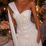 AURA (swan white) Celestial Garden Gown