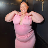 DECONDUARTE (pink) Florian sequin gown