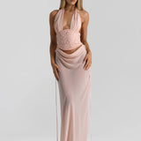 NATALIE ROLT (baby pink) Allira sheer SKIRT