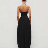HEIRESS BEVERLY HILLS (black) Halter corset gown