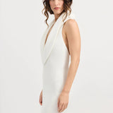 TOJHA (white) odora halter maxi