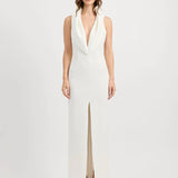 TOJHA (white) odora halter maxi