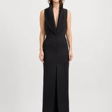 TOJHA (black) odora halter maxi