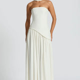 BABYBOO (white) Maliyah strapless maxi