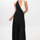 JEFRESEI (black/white) Lara halter maxi