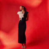 ELLIATT (black/white) Zahara flower maxi