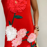 ELLIATT (red floral) Buttercup maxi