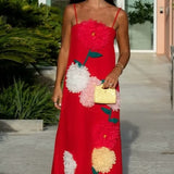 ELLIATT (red floral) Buttercup maxi