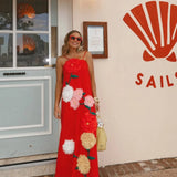 ELLIATT (red floral) Buttercup maxi