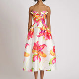 ELIYA THE LABEL (floral) Elis midi