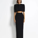 EFFIE KATS (black) Olympia cape and skirt set