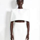 EFFIE KATS (white) Olympia cape and skirt set