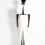 EFFIE KATS (white) Olympia cape and skirt set