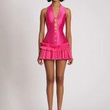 ELIYA THE LABEL (pink) Aisha halter mini