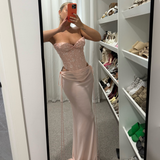 NATALIE ROLT (baby pink) Verity bustier TOP