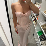 NATALIE ROLT (baby pink) Verity bustier TOP