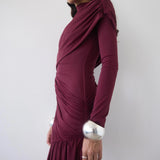 DELAVALI (wine) Ravel long sleeve mini