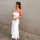 DION LEE (white) Linear Pleated Crepe Dress