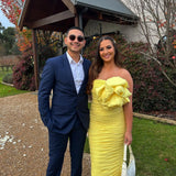 RACHEL GILBERT (yellow) Evana flower maxi