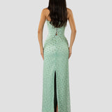 VALENTINE COUTURE (mint) Paros scaled Gown