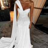 AURA (swan white) Celestial Garden Gown