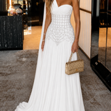 AURA (swan white) Celestial Garden Gown