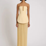 ELIYA THE LABEL (yellow) Leo corset maxi