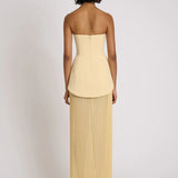 ELIYA THE LABEL (yellow) Leo corset maxi