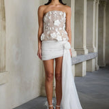 ELIYA THE LABEL (white) Firosa top / willow skirt set