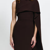 EFFIE KATS (coffee brown) Romi midi