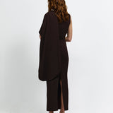 EFFIE KATS (coffee brown) Romi midi