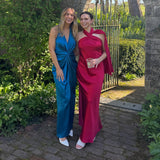 ACLER (red) Yewgreen halter maxi