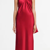 ACLER (red) Yewgreen halter maxi