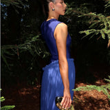 ELIYA THE LABEL (cobalt blue) Spencer bandage gown