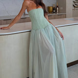 MAGIC MUSE (green) tule gown