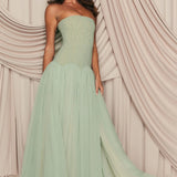 MAGIC MUSE (green) tule gown