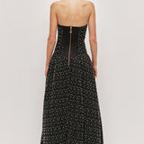 AJE (black/pearl) Regina bubble hem maxi
